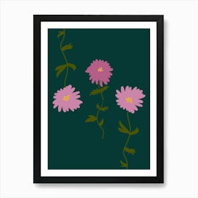 Chrysanthemums Art Print