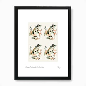 Cute Animals Collection Frog 3 Art Print