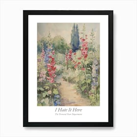 Taylor Swift Fan Art I Hate It Here Ttpd Watercolour Art Print