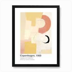 World Tour Exhibition, Abstract Art, Copenhagen, 1960 9 Art Print