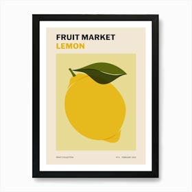 Fruit Market No. 8 Lemon Art Print