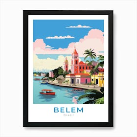 Brazil Belem Travel Art Print