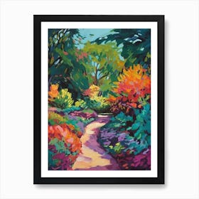 Giverny Gardens, France, Painting 3 Art Print