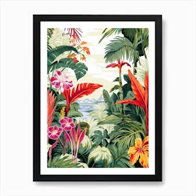 Fairchild Tropical Botanical Garden 3 Art Print