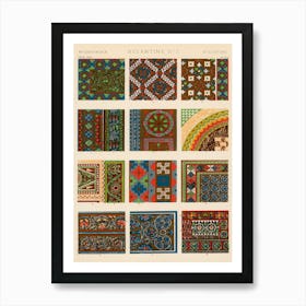 Vintage Pattern Illustration, Owen Jones                                                                                            Art Print