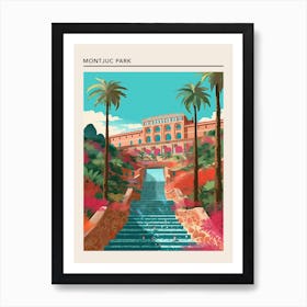 Montjuc Park Barcelona 2 Art Print