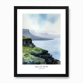Isle Of Skye 2 Watercolour Travel Poster Art Print