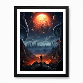 Alien Planet 1 Art Print