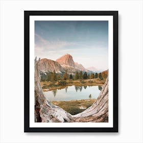 Alpine Lake Scenery Art Print