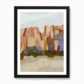 Desert Landscape 1 Art Print