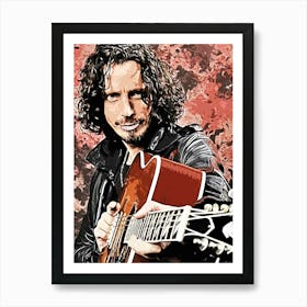 Chris Cornell audioslave band music 3 Art Print