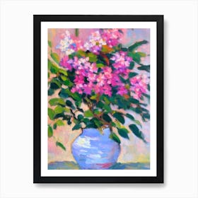 Jasmine 2  Matisse Style Flower Art Print