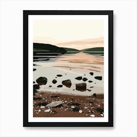 Sunset By The Sea 1 Art Print