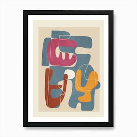 Organic Rhythms 5 Art Print