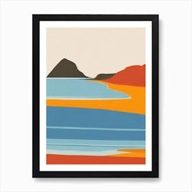 Middleton Beach Australia Midcentury Art Print