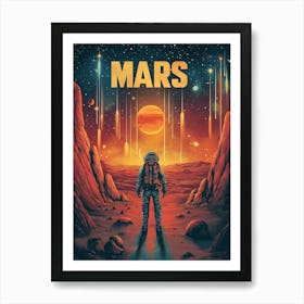 Mars : Explore the Red Planet Art Print