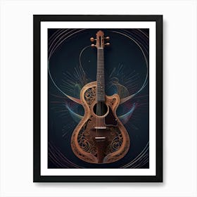 Acoustic Guitar 2 Art Print