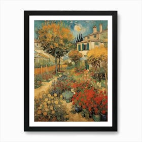 Garden At Night art print 3 Art Print