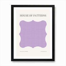 Checkered Pattern Poster 27 Art Print