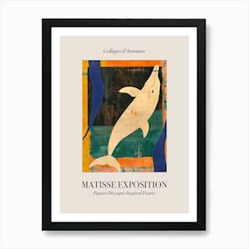 Dolphin 3 Matisse Inspired Exposition Animals Poster Art Print