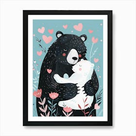 Bear Hug 2 Art Print