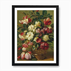 Magnolia Painting 2 Flower Art Print