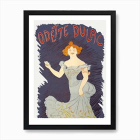 Vintage French Advertising Poster Odete Dulac Art Print