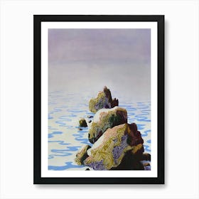 'Rocks In The Water' Art Print