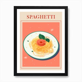 Spaghetti Alle Cipolle Italian Pasta Poster Art Print