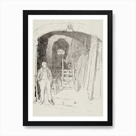 Arches, Via Strozzi Alice in Wonderland Art Print