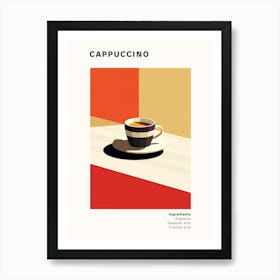 Cappuccino Coffee Art Print