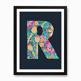 Letter R Art Print