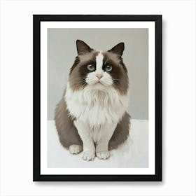 Ragdoll Cat Painting 3 Art Print