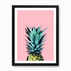 Pineapple collage 2 Art Print