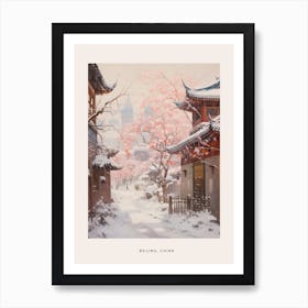 Dreamy Winter Painting Poster Beijing China 1 Art Print