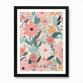 Floral Pattern 10 Art Print