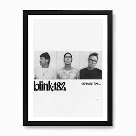 Blink 182 One More Time 1 Art Print