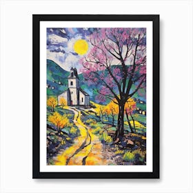 Gubbio Italy 4 Fauvist Painting Art Print