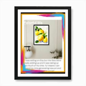 Lemon Art Print