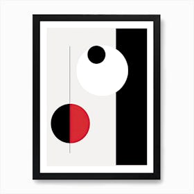 Minimal Abstract Shapes 1 Art Print