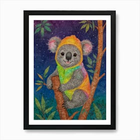 Rainbow Koala 1 Art Print