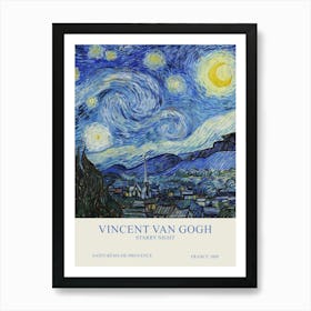 Vincent Van Gogh - Starry Night Art Print