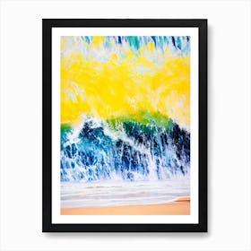 Bondi Beach, Sydney, Australia Bright Abstract Art Print