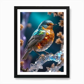 Bird In Glass Art Print