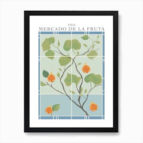 Mercado De La Fruta Figs Illustration 8 Poster Art Print