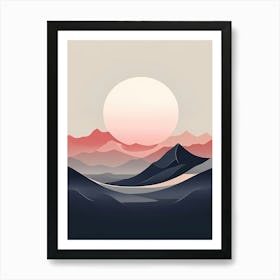 Abstract Landscape 13 Art Print