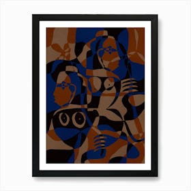 Subtle Ties 5 Art Print