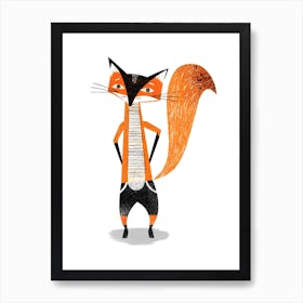 Mr Fox Art Print