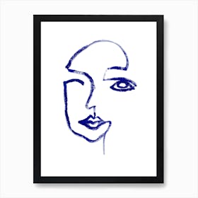 Abstract Woman 1 Art Print