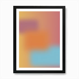 Blurred - Colours Art Print